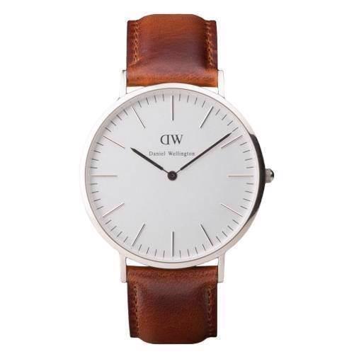 Image of Daniel Wellington St Andrews sølv herre ur, 0207DW